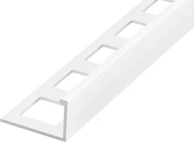 Obrázok produktu pre SP6/1 ukončovacia lišta L ACARA, AAR, PVC lesklá biela, 6 mm, 2,5 m