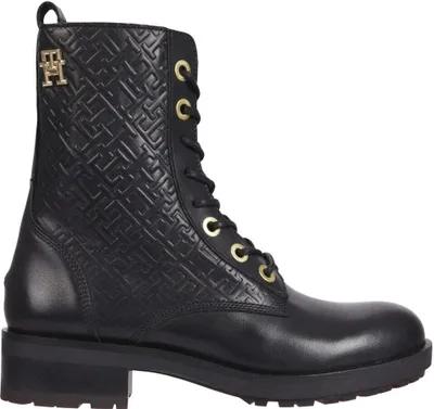 Produktbild von Tommy Hilfiger Damen Stiefeletten FW0FW06817 BDS Farbe: Schwarz Größe: 39
