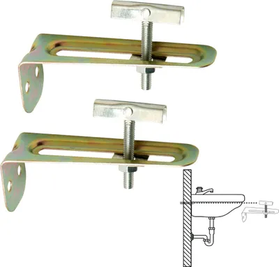 Image de Jeu de carrés sanitaires pour évier 10 cm. (2 pièces)