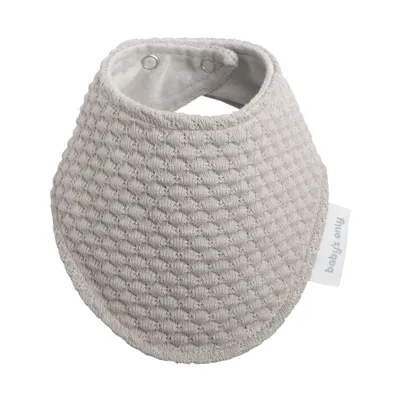 Image de Baby's Only, bavoir en bandeau pour bébé, couleur bleu ciel, gris urbain, gris