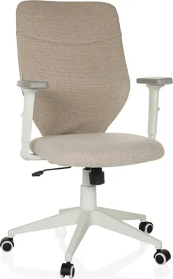 Produktbild von hjh OFFICE Home Office Bürostuhl COSIO II Schreibtischstuhl mit Armlehnen Stoff Drehstuhl