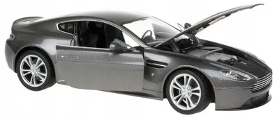 Produktbild von Aston Martin V12 Vantage Modell Metall Welly 1:24 Silber