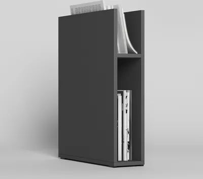 Produktbild von Magazin-Regal SMARTBett Anthrazit Bücherablage