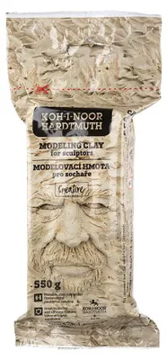 Produktbild von Modelliermasse- Bildhauerqualität  - 550 g , ocker / sandstein  -