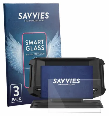 Produktbild von 3x Savvies Schutzglas Folie für Lowrance Eagle 4 9H Panzer Schutzfolie Glas Displayschutz klar transparent