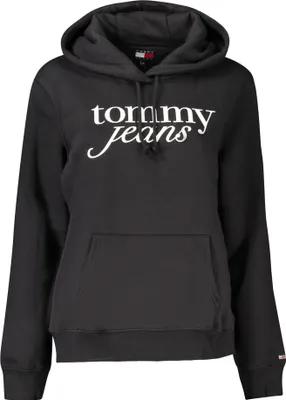 Immagine prodotto di Felpa elegante da donna in nero - felpa con cappuccio e pile, taglia: L Colore: Nero