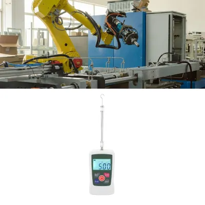 Digitales Kraftmessgerät 5N, Zug-Druck, beleuchtet, 3 Modi, inkl. Box