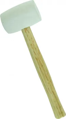 Produktbild von SILVERLINE Gummihammer weiÌÙ 670 g 868607