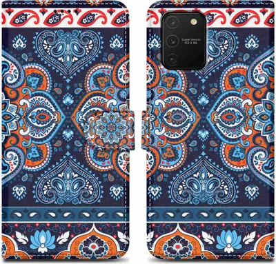Obrázok produktu pre Cadorabo Ochranné puzdro pre Samsung Galaxy A91 / S10 LITE / M80s Puzdro Design Blue Puzdro na mobilný telefón Kryt Puzdro Magnetické