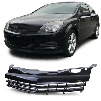 Produktbild von Sportgrill schwarz für Opel Astra H GTC / TwinTop Kühlergrill