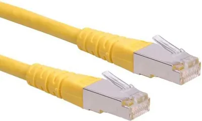 Zdjęcie produktu dla ROLINE 21.15.1332, 1 m, Cat6, S/FTP (S-STP), RJ-45, RJ-45, Żółty