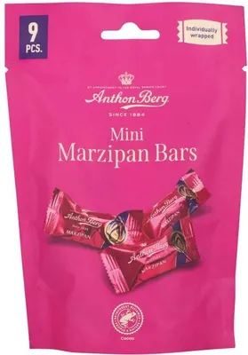Produktbild von Anthon Berg Mini Marzipan Bars 9er