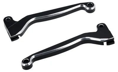 Zdjęcie produktu dla Zestaw: dzwignia reczna CNC CNC - dzwignia aluminiowa, hamulca i sprzegla - anodowana na czarno - dla Simson S50, S51, S53, SR50, KR51/2 Schwalbe