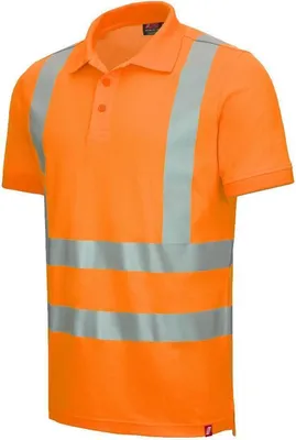 Produktbild von NITRAS  Warnschutz Poloshirt MOTION TEX Viz Gr. 4XL orange