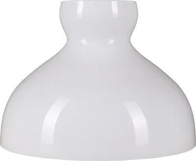 Image de Verre à pétrole Verre de lampe de rechange Ø 275mm Verre de luminaire blanc verre opalin brillant