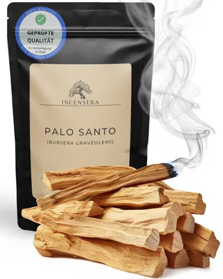 Obrázok produktu pre Kadidlo Palo Santo - 13 vonných tyčiniek 10 cm na domácu dezinfekciu, prírodné sväté drevo z udržateľného zberu, aromaterapia