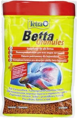 Produktbild von Tetra Betta Granulat 5g - Hauptnahrung für Betta-Fische Tetra