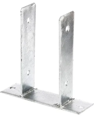 Produktbild von Ligna-Gard Pfostenträger zum Aufschrauben Lasche, für 9x9 Pfosten