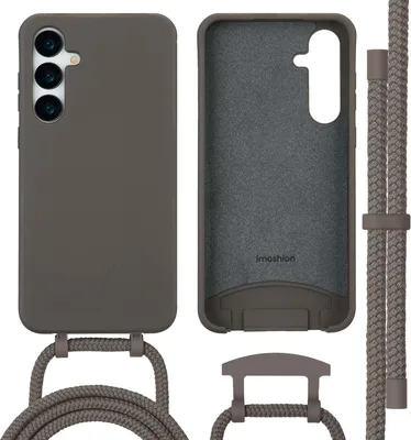 Zdjęcie produktu dla imoshion Color Backcover z odłączanym przewodem dla Samsung Galaxy A55 - Black Coffee