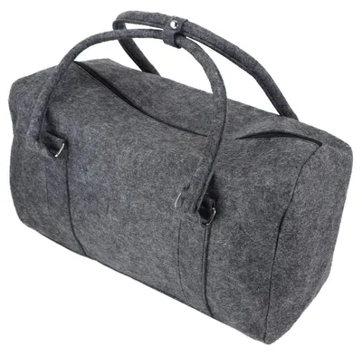 Produktbild von Filztasche mit 2 Tragehenkeln Grau oder Anthrazit 50x30x23cm Weekender