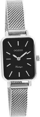 Produktbild von Oozoo Damen Armbanduhr silber Analog Vintage Series Metall Mesharmband D2UOC20267