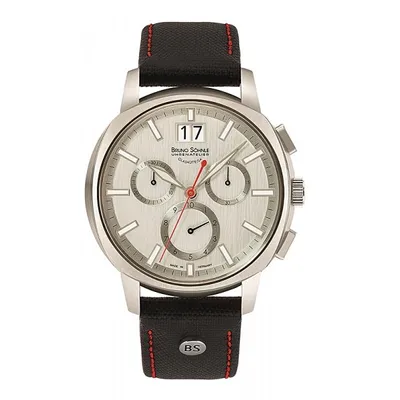 Produktbild von Bruno Söhnle Herrenuhr Chronograph Leder 17-13166-241 740
