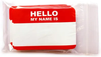 Immagine prodotto di Set di etichette adesive, 50 etichette scrivibili, dimensioni 10,5 x 7,3 cm, per eventi