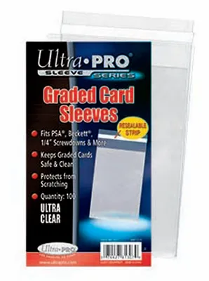 Produktbild von Ultra Pro - Standard Sleeves - Graded Card Sleeves Resealable (100)
