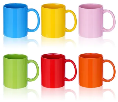 Keramische Mokken Set von 6 – 330 ml – Bunt – Kaffee & Tee