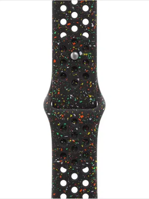 Immagine prodotto di Apple MG9X4ZM/A, cinturino, Smartwatch, nero, Apple, modelli Apple Watch 38mm 40mm 41mm, alluminio, fluoroelastomero