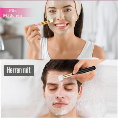 Produktbild von 20 Stück Wimpernshampoo-Bürsten zur Wimpernverlängerung, Reinigungs- und Mitesserbürsten für Frauen, Kosmetikwerkzeug (Schwarz)