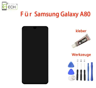 Produktbild von LCD für Samsung Galaxy A80 2019 A805F OLED Display Bildschirm Touchscreen