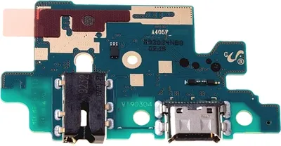 Produktbild von Clappio, USB-C Ladebuchse mit 3.5mm Klinkenstecker für Samsung Galaxy A40, Schwarz