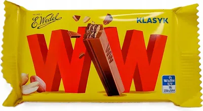 Zdjęcie produktu dla Wafel Wedel WW z nadzieniem kakaowo-orzechowym 47 g