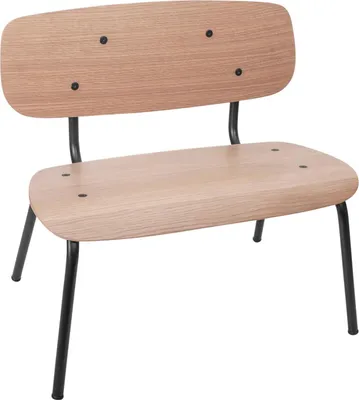 Produktbild von Sebra Kinderbank Oakee Holz mit Metall natur schwarz