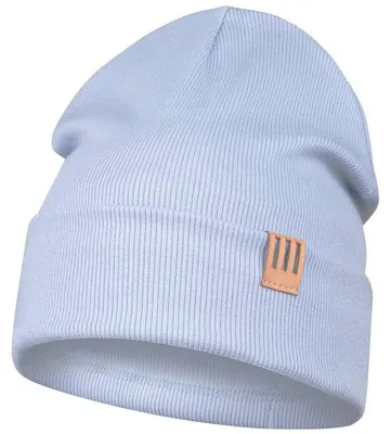Produktbild von Smarilla Mütze Junge Herren Kinder Beanie gerippt(58-60,Pastellblau)