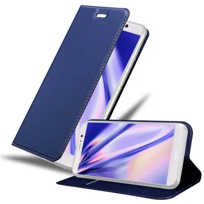 Immagine prodotto di Cadorabo custodia per cellulare per Huawei MATE 9 custodia protettiva in blu Cover Etui Book Case Booklet