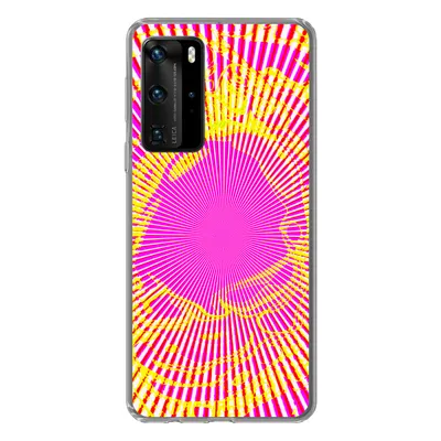 Produktbild von MuchoWow® Handyhülle Schutzhülle Hülle für Huawei P40 Pro Kunst - Jet - Psychedelisch Silikon Softcase Handy Hülle - Schutz
