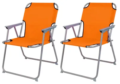 Produktbild von 2'er Set Campingstuhl Stoff Oxfort Metall verschiedene Farben