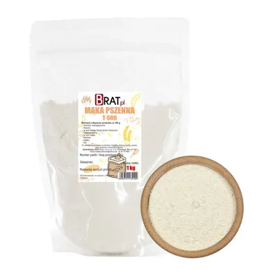 Immagine prodotto di Farina di grano T-500 1kg Brat.pl