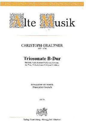 Produktbild von Sonate B-Durfür Flöte, Viola und Bc