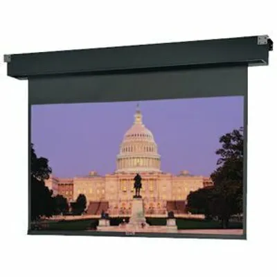Produktbild von Da-Lite Tensioned Dual Masking Elektrische Projektionsleinwand - Rückprojektion - 16:9, 4:3 - Da-Tex - 152,4 cm (60 Zoll) x 271,8 cm (107 Zoll) - HDTV - 1,8 Gain - Deckenhalterung