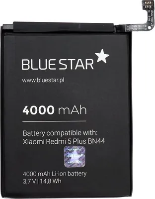 Zdjęcie produktu dla Zamiennik baterii Bluestar kompatybilny z XIAOMI REDMI 5 PLUS 4000mAh Li-lon zamiennik baterii Accu BN44