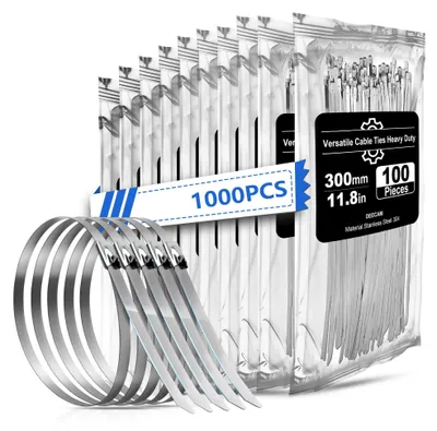 Image de 1000 attaches en acier inoxydable pour diverses applications