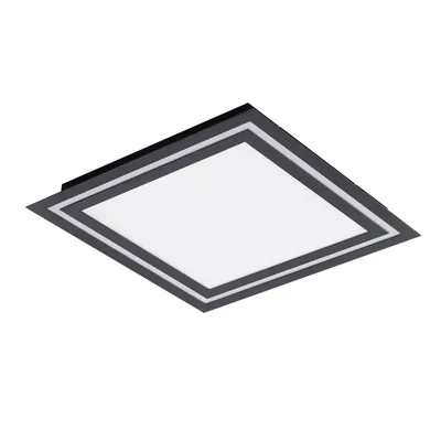 Produktbild von Lucande LED-Deckenlampe Leicy, schwarz, 44 cm, RGB, CCT