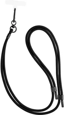Produktbild von Handy-Schlüsselband, Schnur Fixed NeckUni, Schwarz
