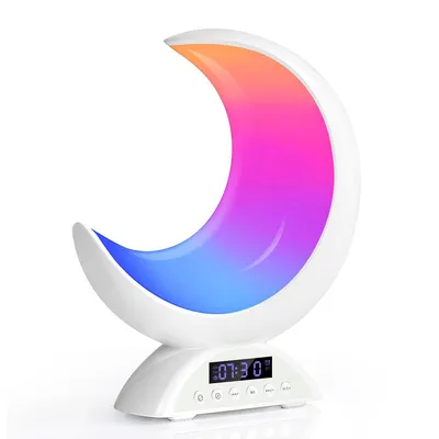 Produktbild von LED Schreibtischlampe Tischlampe, Farbwechsel Mondlampe, Touch & Dimmbar