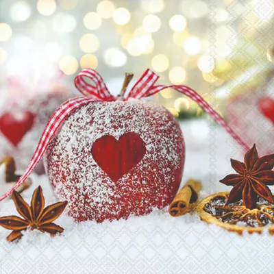 Produktbild von Weihnachten - Cocktail Servietten 25 x 25 cm – 3-lagig – 15