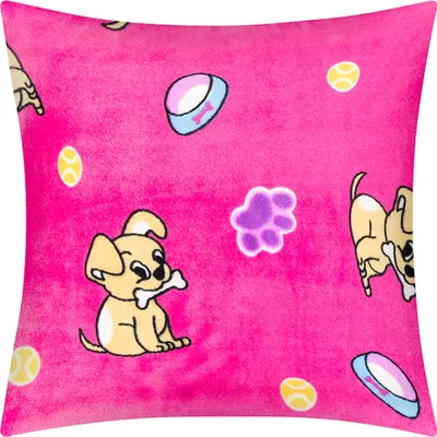 Immagine prodotto di Cuscino ELLIK - motivo per bambini - 35x40 cm - Rosa,Beige