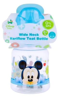 Produktbild von Stor 39801 Mickey Mouse 150 ML Baby-Flasche + Sauger, 150ml Fassungsvermögen, -frei